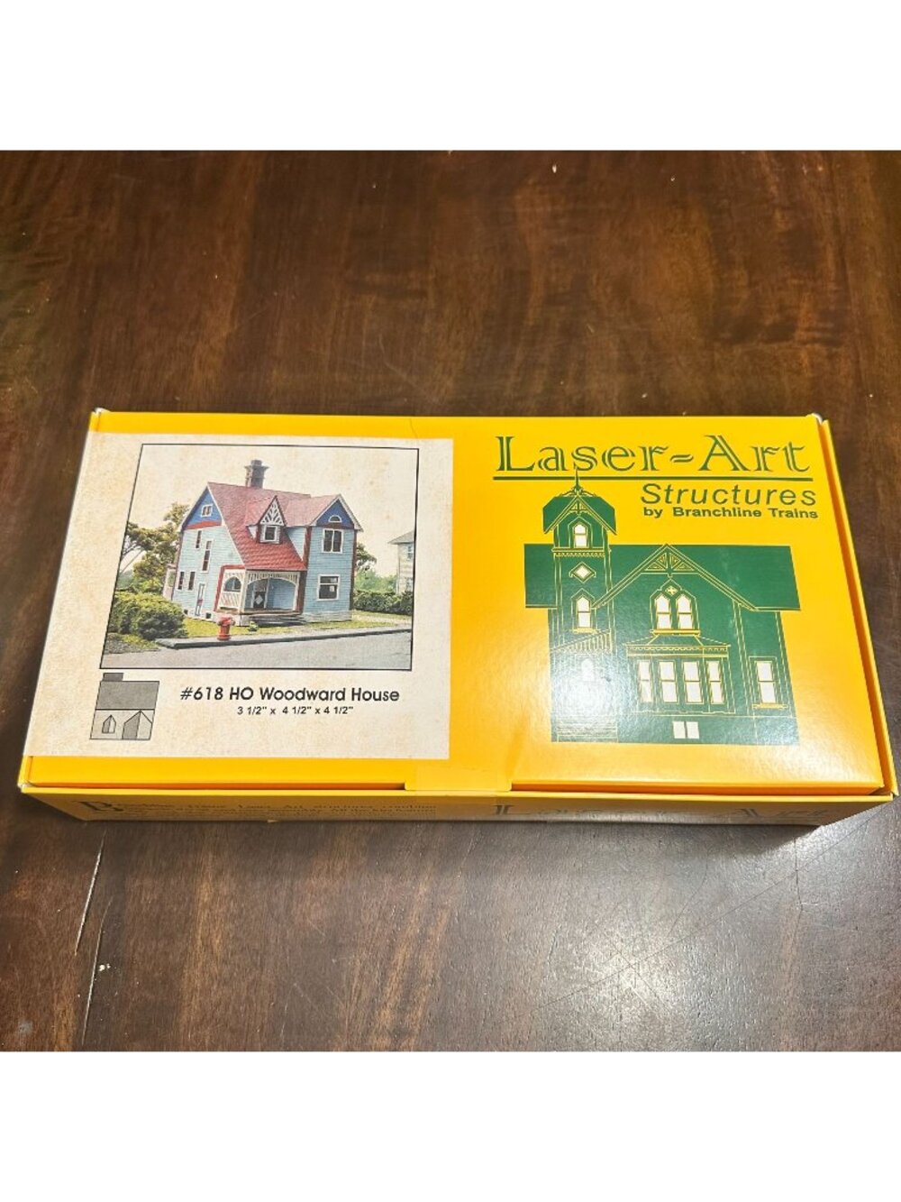 Laser-Art HO Woodward House Kit By Branchline Trains